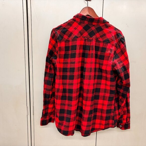 Weatherproof Vintage Cotton Flannel Plaid Button Up Women's XL Shirt - Picture 3 of 11